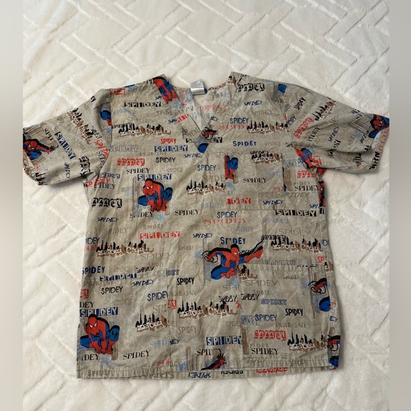 Spiderman Gray and Red Women's Top - Picture 6 of 7